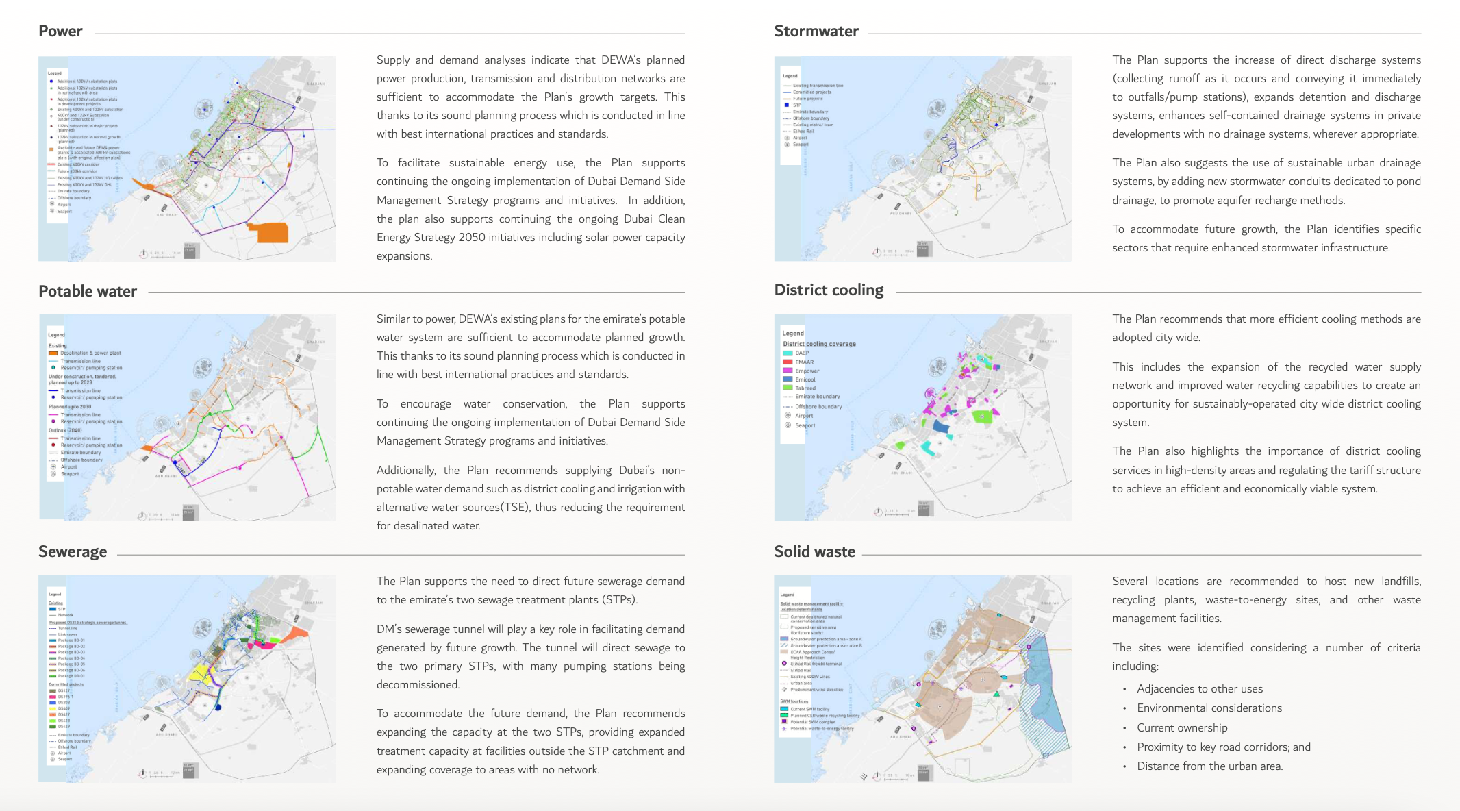 Dubai utilities masterplan