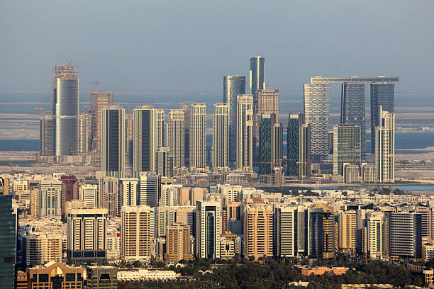 Highrise buildings in Abu Dhabi, United Arab Emirates