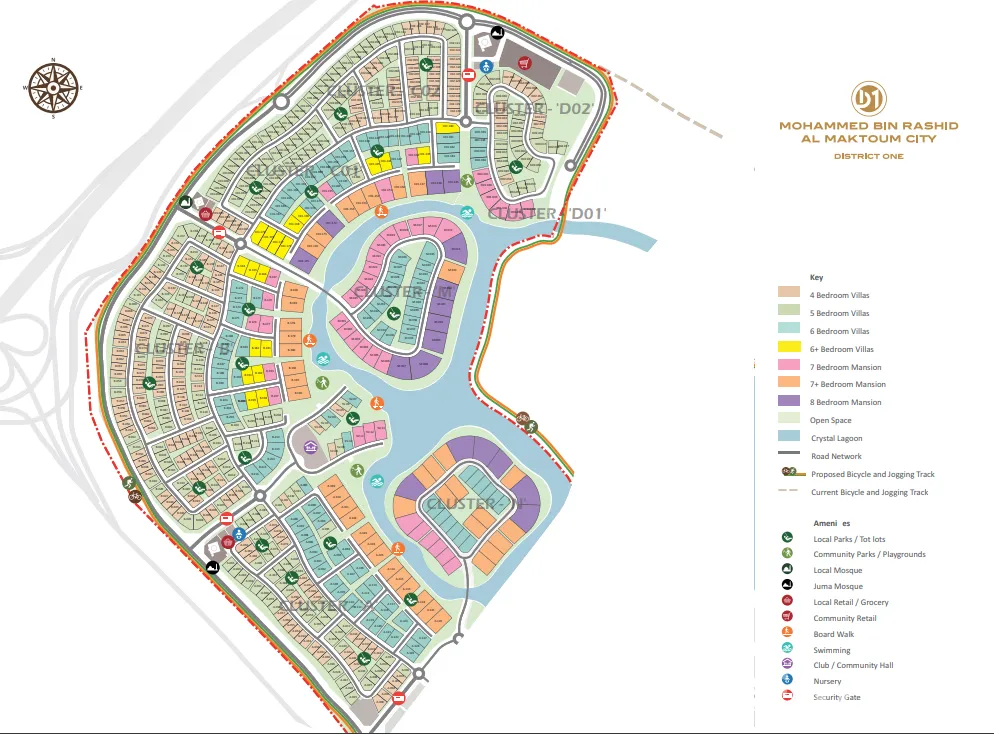 district one dubai D1 masterplan